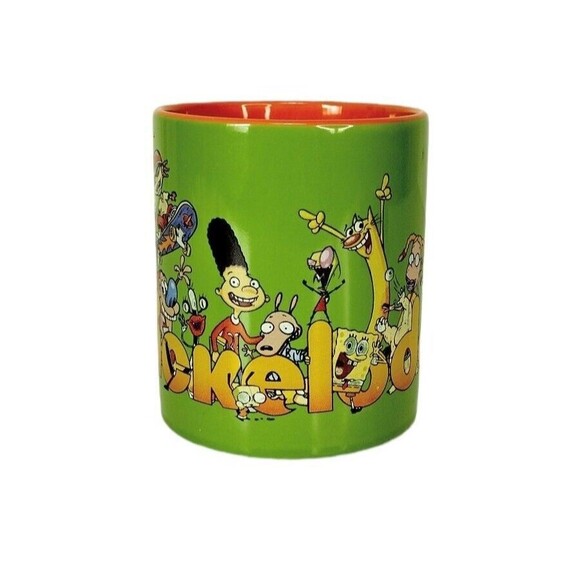 Nickelodeon Cartoon Character Mug Rugrats Ren & Stimpy Arnold Cat Dog Spongebob - Picture 4 of 7